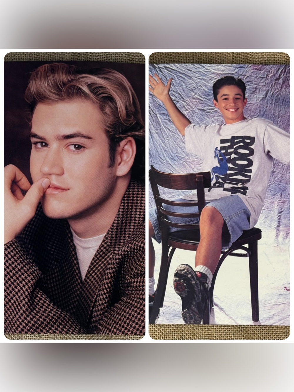 Vintage Thomas Ian Nicholas Or Mark Paul Gosselaar Magazine Pinup Nostalgia